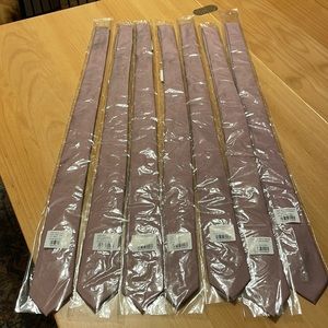 Birdy Grey Dark Mauve Matte Ties- qty 7
